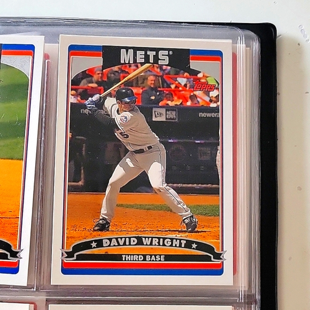 David Wright #16 Baseball Card Mimt Condition (mets) 2005 3B Topps Baseball Card
